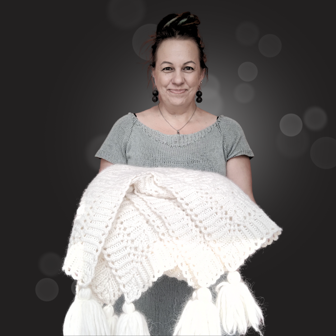 Ice Cream Princess Blanket KAL | Ice Cream Princess -peittoprojekti, viisi jäätelöaiheista neulottua neliötä, puolikas neliö ja koristeellinen reunus – täydellinen kesäinen neule-KAL.