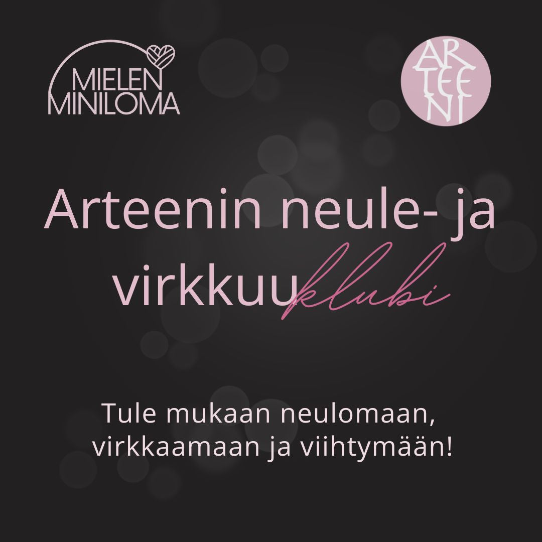 Tule mukaan neule- ja virkkuuklubiin! Rentoa käsityötekemistä, tekniikkavinkkejä ja hyvää seuraa pienryhmässä Jyväskylässä.