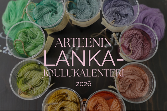 25 sävyä, väreistä syntyvää iloa – Arteenin lankajoulukalenteri 2026