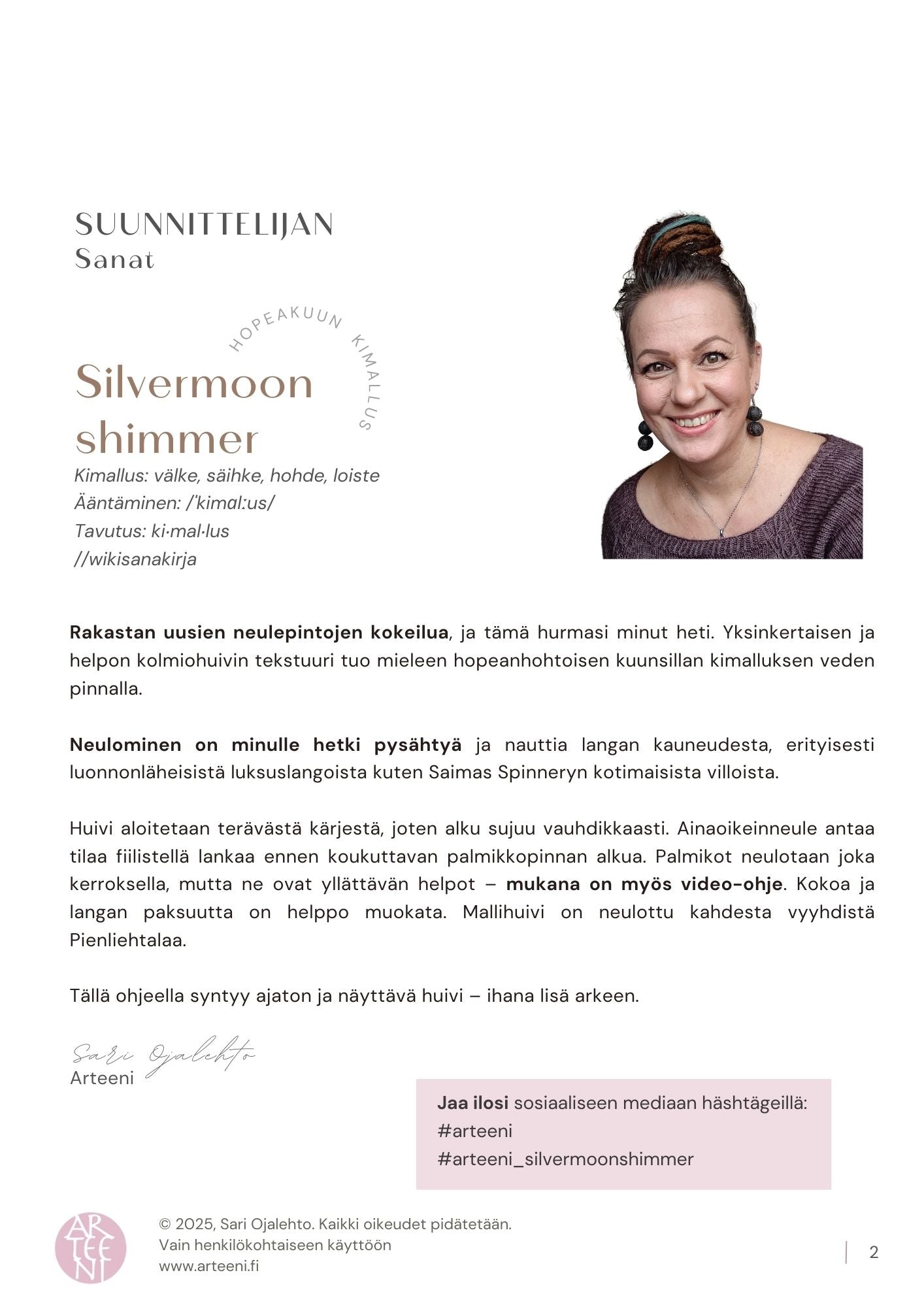 Silvermoon Shimmer | Ohjeet