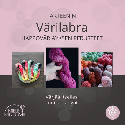 Värilabra - happovärjäyksen perusteet