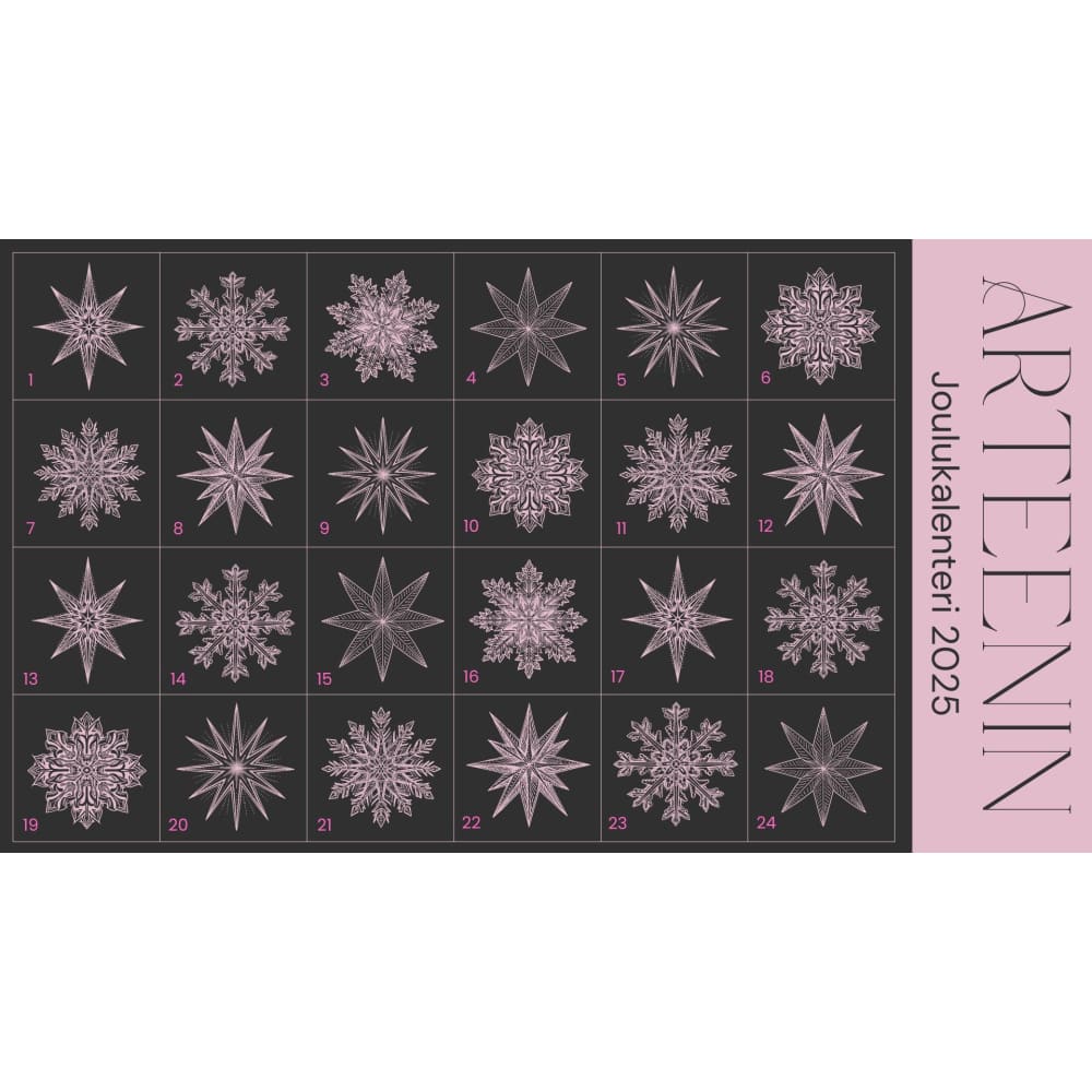 Arteenin digitaalinen joulukalenteri - joulun odotuksen iloa neulojalle ja virkkaajalle, ohjeita, vinkkejä ja tekniikoita!