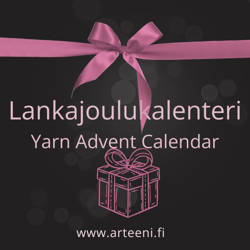 Käsin värjättyjä lankayllätyksiä joulun odotukseen - lankajoulukalenteri lankojen ystävälle!