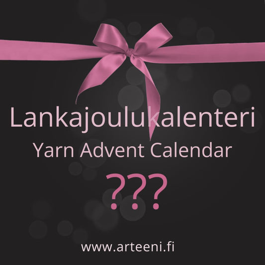 Käsin värjättyjä lankayllätyksiä joulun odotukseen - lankajoulukalenteri lankojen ystävälle!
