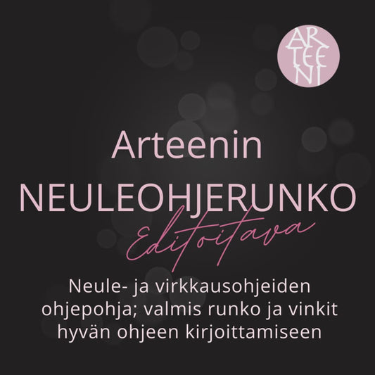 Arteenin neuleohjerunko
